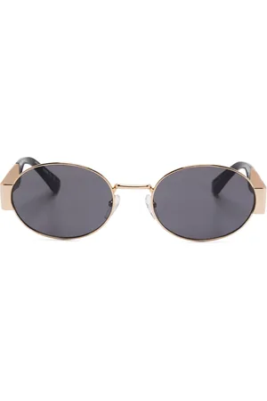 Moschino Lunettes de soleil à monture ovale