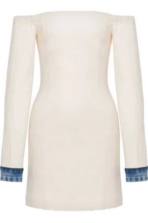 Moschino Robe mi-longue à épaules dénudées