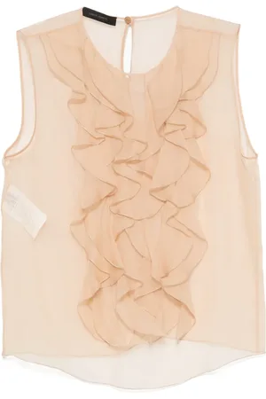 Alberta Ferretti Blouse à détails de volants