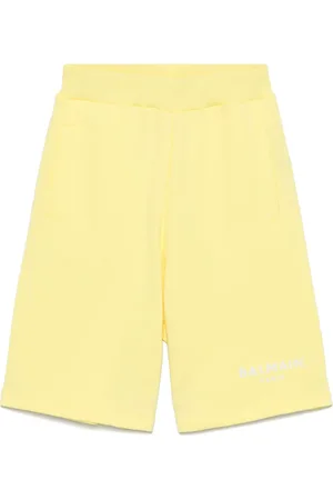 Balmain Short à logo en relief