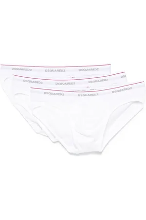 Dsquared2 Lot de trois slips à bande logo