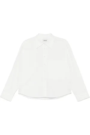 AGOLDE Chemise Naya à coupe crop