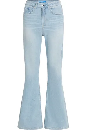 Karl Lagerfeld Jean évasé à taille haute