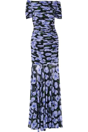 Carolina Herrera Robe longue à fleurs