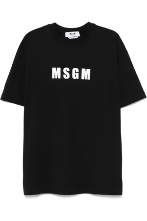 Msgm T-shirt en coton à logo imprimé