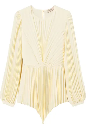 Twin-Set Blouse plissée à volants