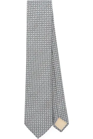 BRIONI Cravate à motif géométrique