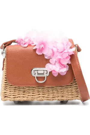 MONNALISA Sac à bandoulière à appliques fleurs