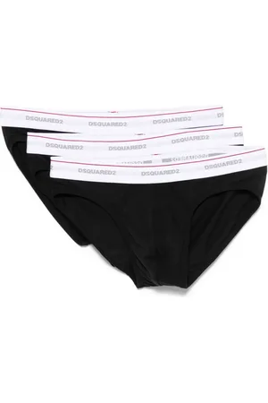 Dsquared2 Lot de trois slips à bande logo