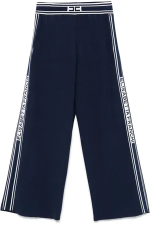 Elisabetta Franchi Pantalon à bandes contrastantes