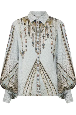 Camilla Blouse à manches fendues