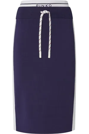 Pinko Jupe mi-longue à taille à logo