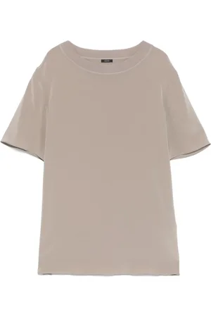 Joseph T-shirt Rubin en soie