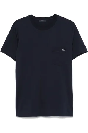 FAY T-shirt à logo brodé