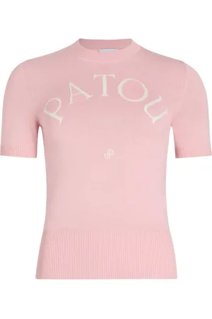 Patou T-shirt en maille à logo jacquard