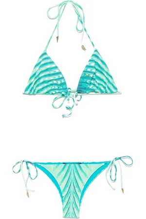 Roberto Cavalli Bikini à imprimé graphique