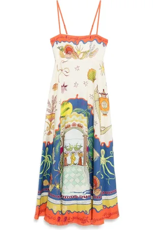 ALÉMAIS Robe longue Surrealist Summer