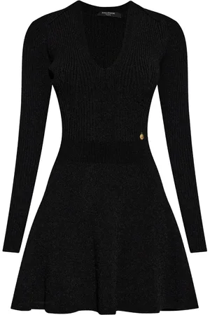 Balmain Robe courte à breloque logo