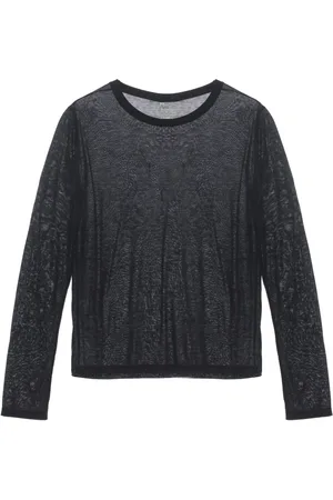 Baserange T-shirt en lyocell à manches longues