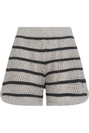 Brunello Cucinelli Short à rayures