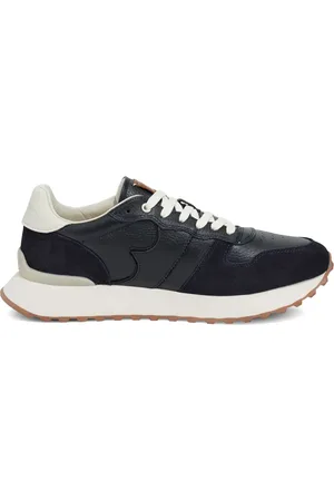 Boggi Milano Baskets Tumbled en cuir