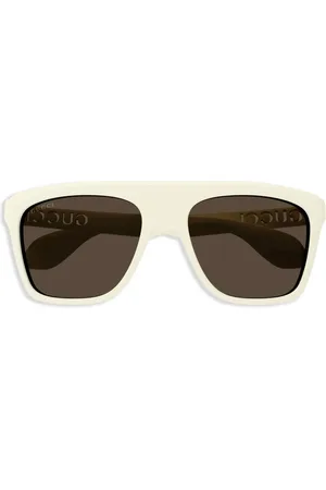 Gucci Lunettes de soleil à monture pilote