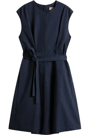 Woolrich Robe en popeline à taille ceinturée