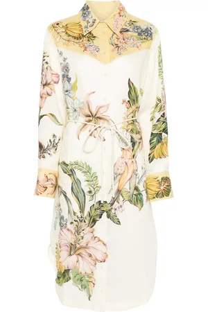ALÉMAIS Robe Oleander mi-longue