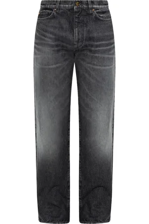 VERSACE Jean à logo brodé