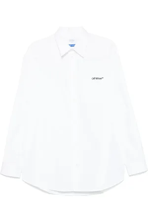OFF-WHITE Chemise à logo brodé
