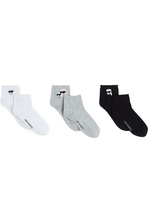 Karl Lagerfeld Lot de trois paires de chaussettes Ikon