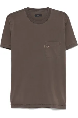 FAY T-shirt à logo imprimé