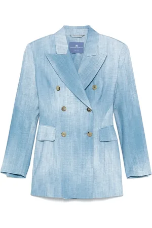 ERMANNO SCERVINO Blazer à imprimé jean
