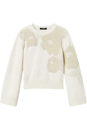 Twin-Set Pull à fleurs en jacquard