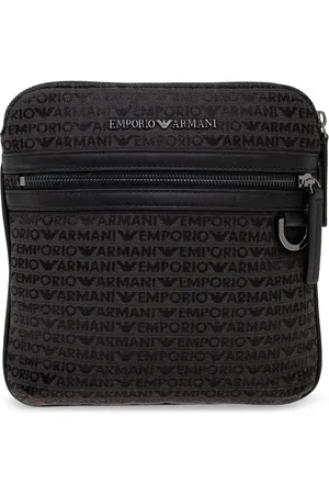 Emporio Armani Sacoche à motif monogrammé