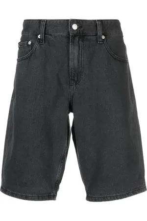 Calvin Klein Bermuda en jean à patch logo