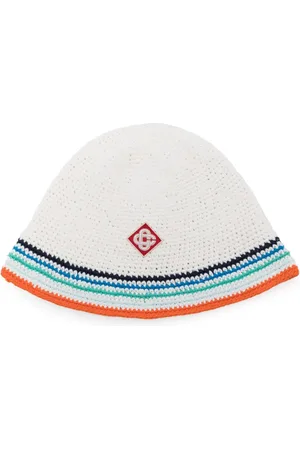 Casablanca Chapeau Tennis Stripe en crochet