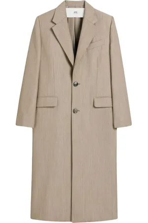 Ami Manteau fendu à coupe longue