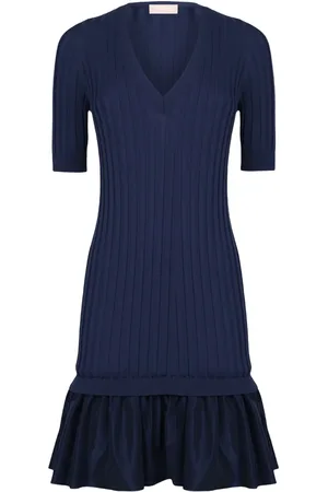 Liu Jo Robe courte en maille à design nervuré