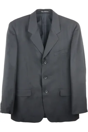 YOHJI YAMAMOTO Blazer en laine à simple boutonnage
