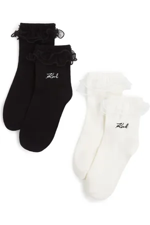 Karl Lagerfeld Lot de deux paires de chaussettes K/Signature