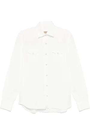 BARBA Chemise à empiècements contrastants