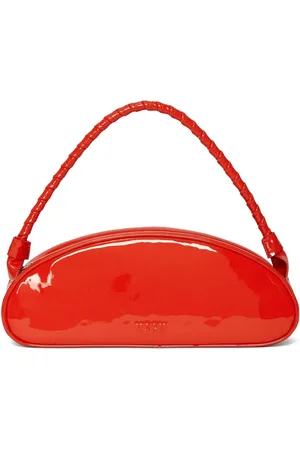Msgm Sac cabas en cuir à logo embossé