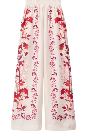 La DoubleJ Pantalon palazzo à fleurs