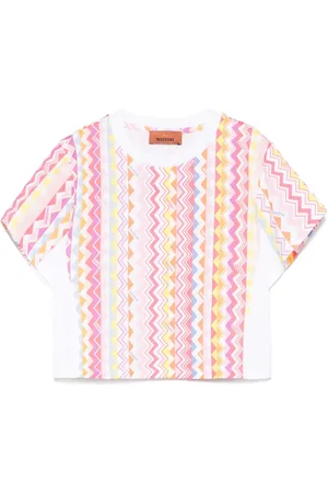Missoni T-shirt à motif zig-zag