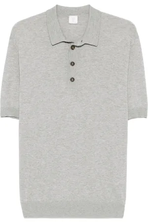 ELEVENTY Polo à effet chiné