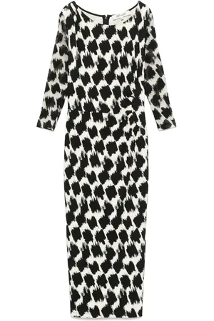 Diane von Furstenberg Robe Linea à coupe mi-longue