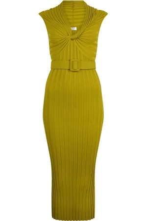 Liu Jo Robe mi-longue à taille ceinturée