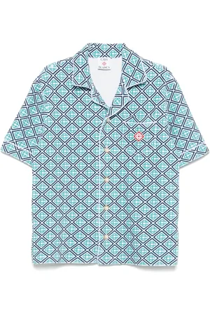 Casablanca Chemise en tissu éponge à motif monogrammé