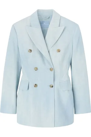 ERMANNO SCERVINO Blazer à imprimé jean